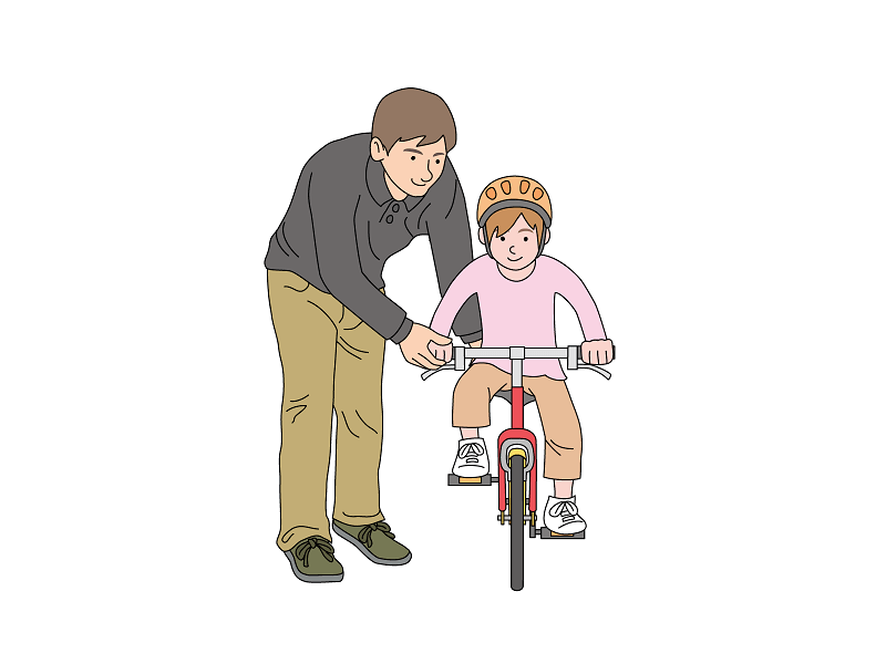 ３時間で乗れる！子供の自転車練習法